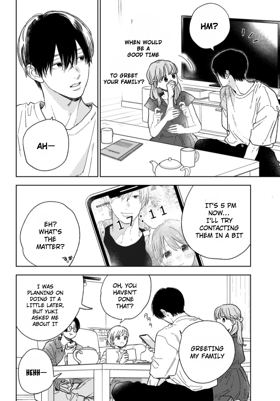 Yubisaki to Renren Chapter 35 page 12 - Chapter 35: Beacon of Light
