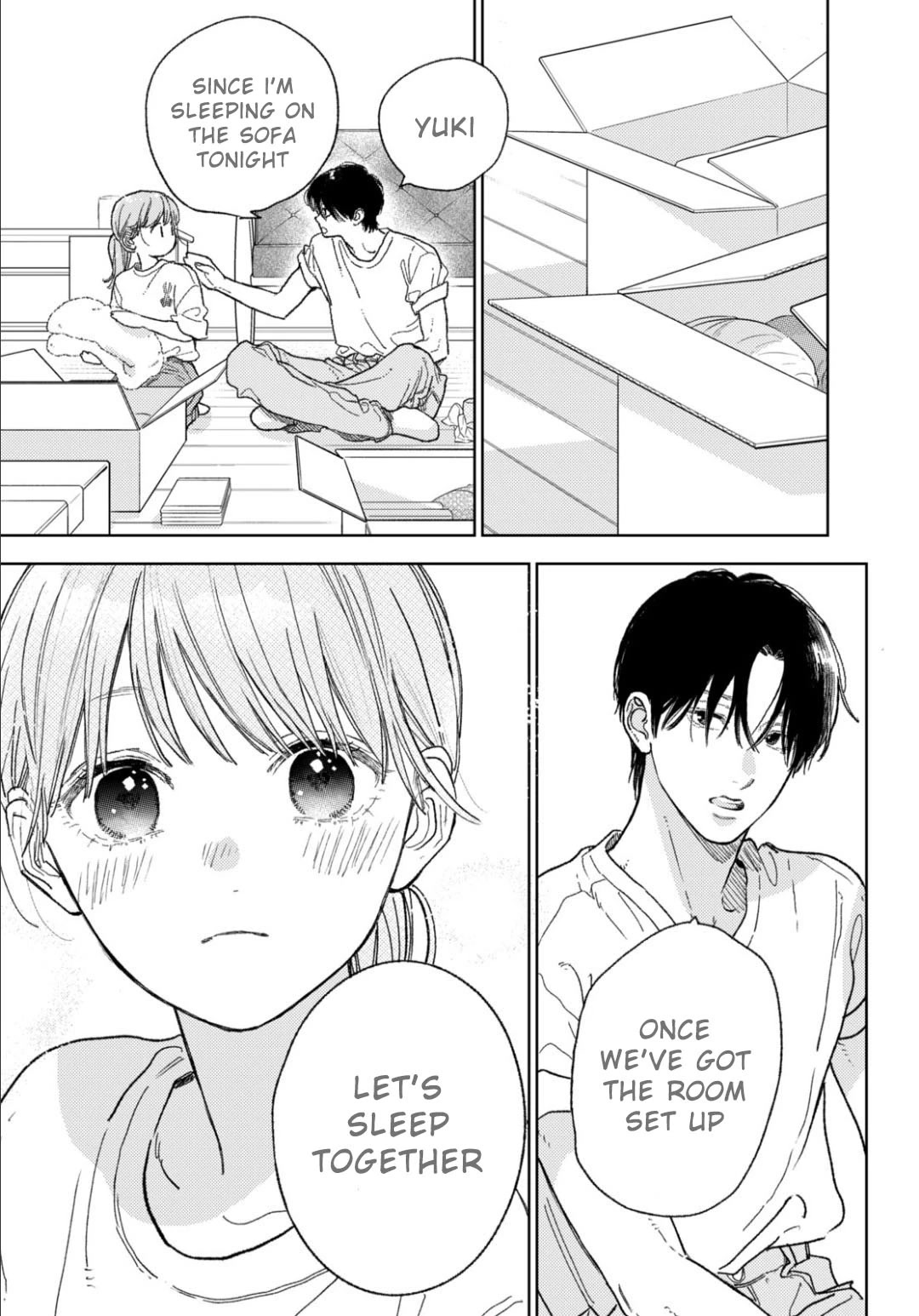 Yubisaki to Renren Chapter 37 page 36 - Chapter 37: Happily Living Together