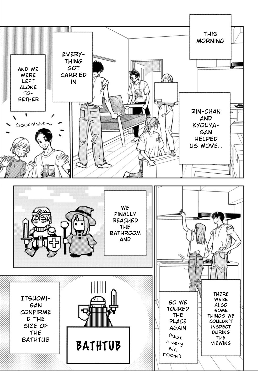 Yubisaki to Renren Chapter 37 page 4 - Chapter 37: Happily Living Together