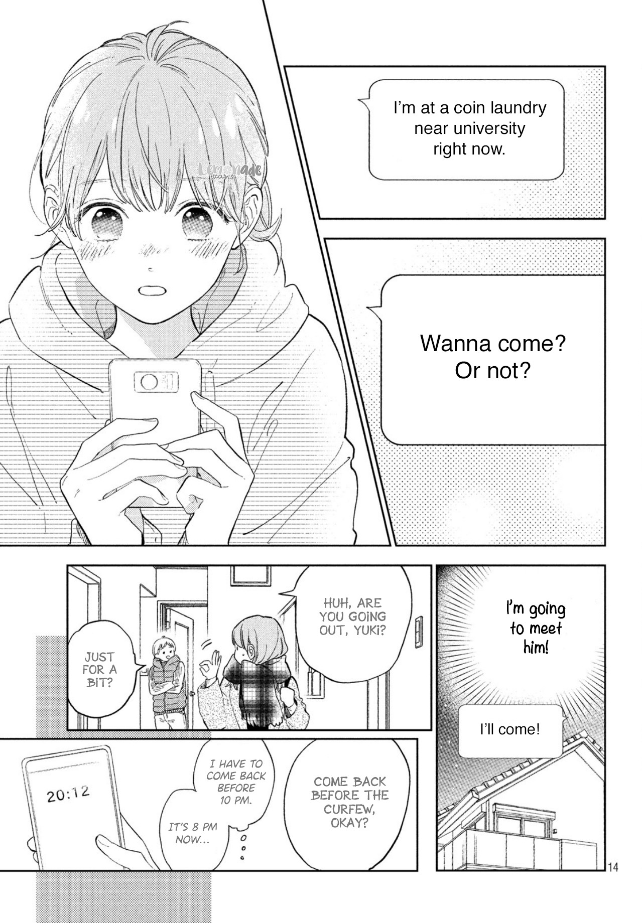 Yubisaki to Renren Chapter 4 page 16 - Chapter 4: More