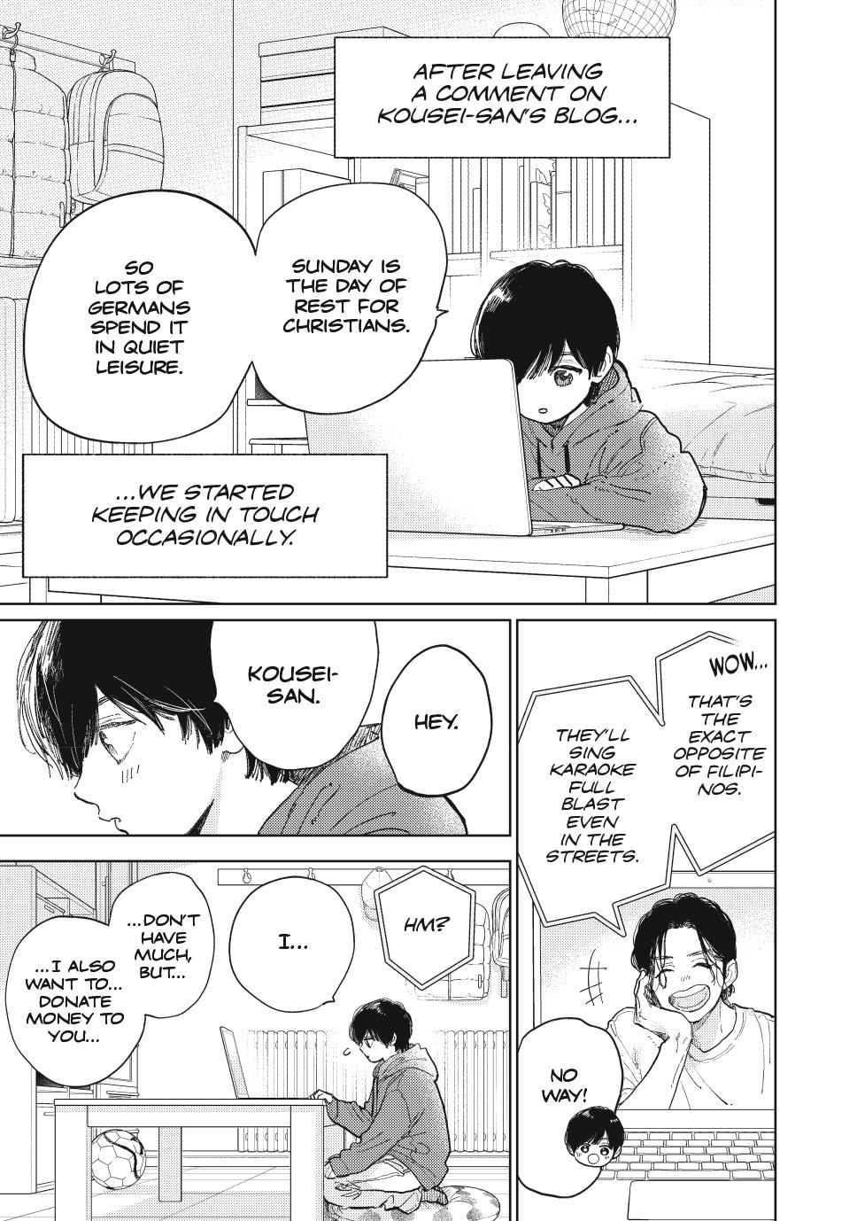 Yubisaki to Renren Chapter 43 page 3 - Chapter 43