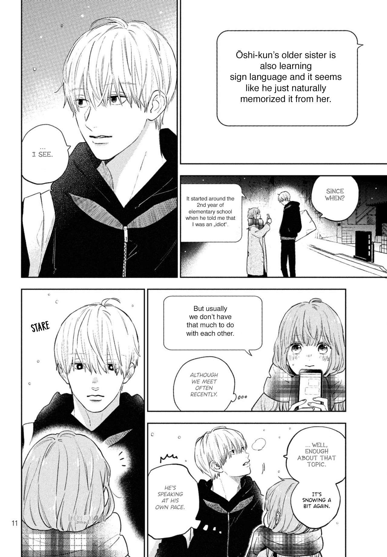 Yubisaki to Renren Chapter 5 page 13 - Chapter 5: Someone is thinking of someone