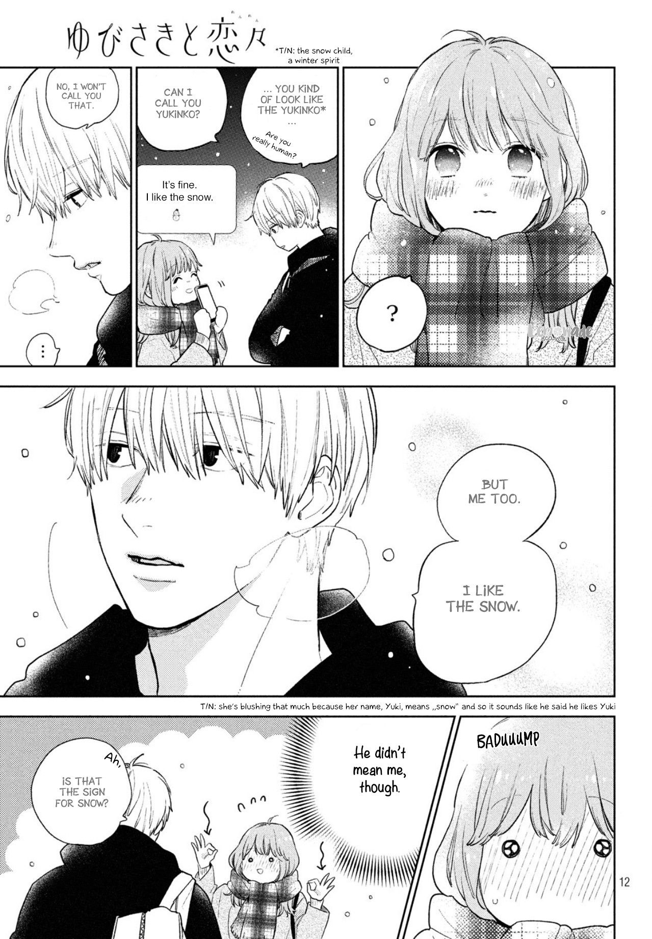 Yubisaki to Renren Chapter 5 page 14 - Chapter 5: Someone is thinking of someone