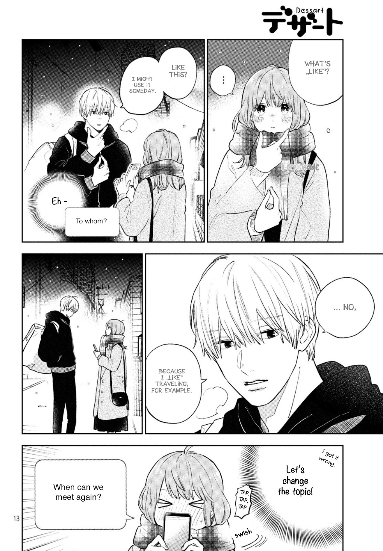 Yubisaki to Renren Chapter 5 page 15 - Chapter 5: Someone is thinking of someone
