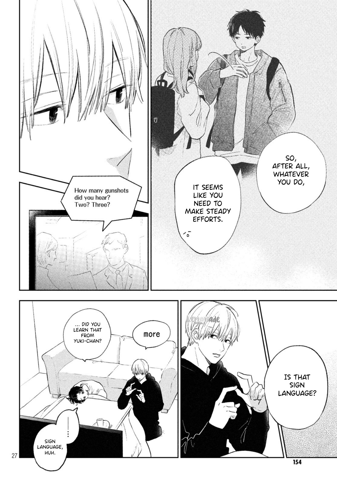 Yubisaki to Renren Chapter 5 page 29 - Chapter 5: Someone is thinking of someone