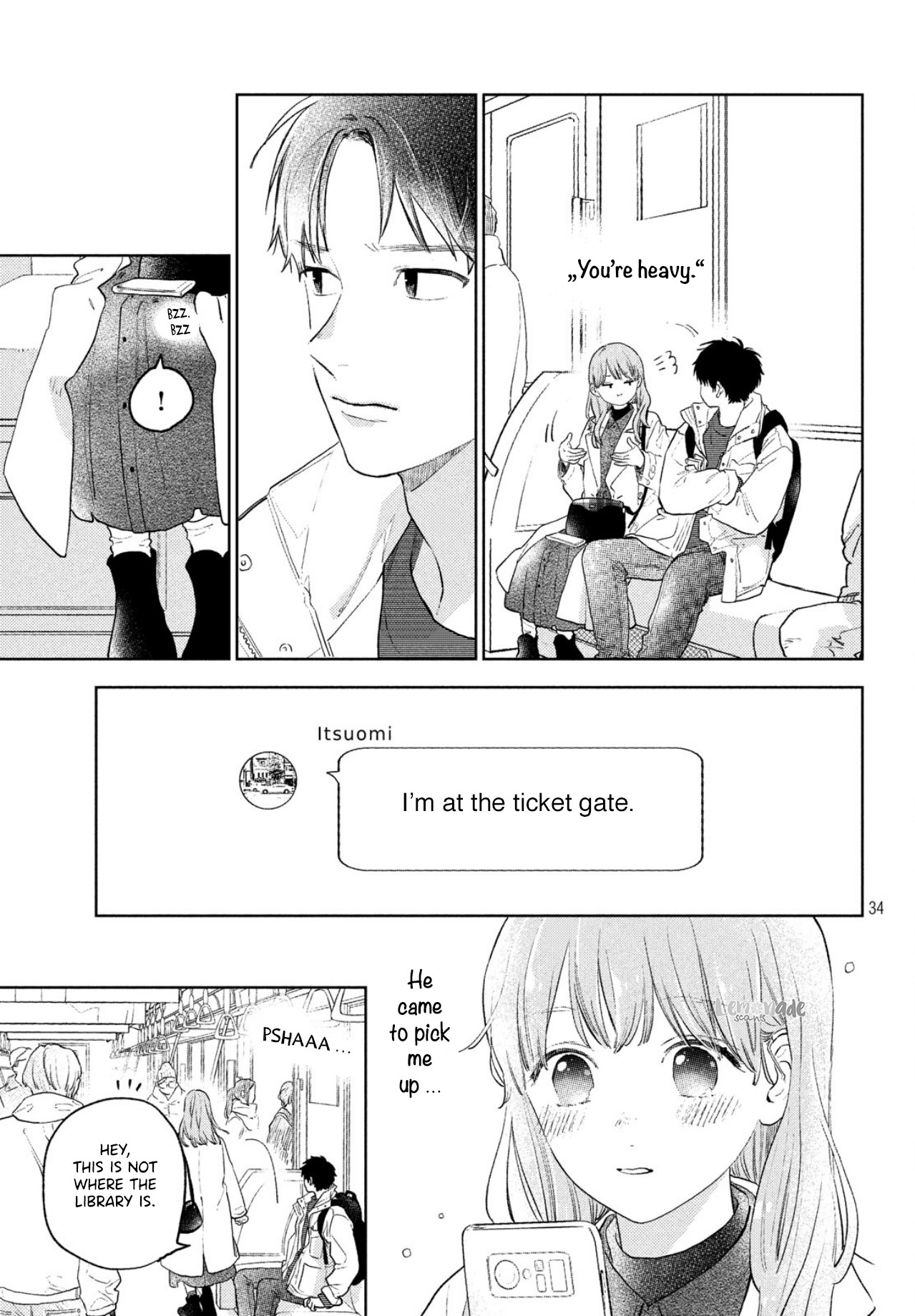 Yubisaki to Renren Chapter 5 page 36 - Chapter 5: Someone is thinking of someone
