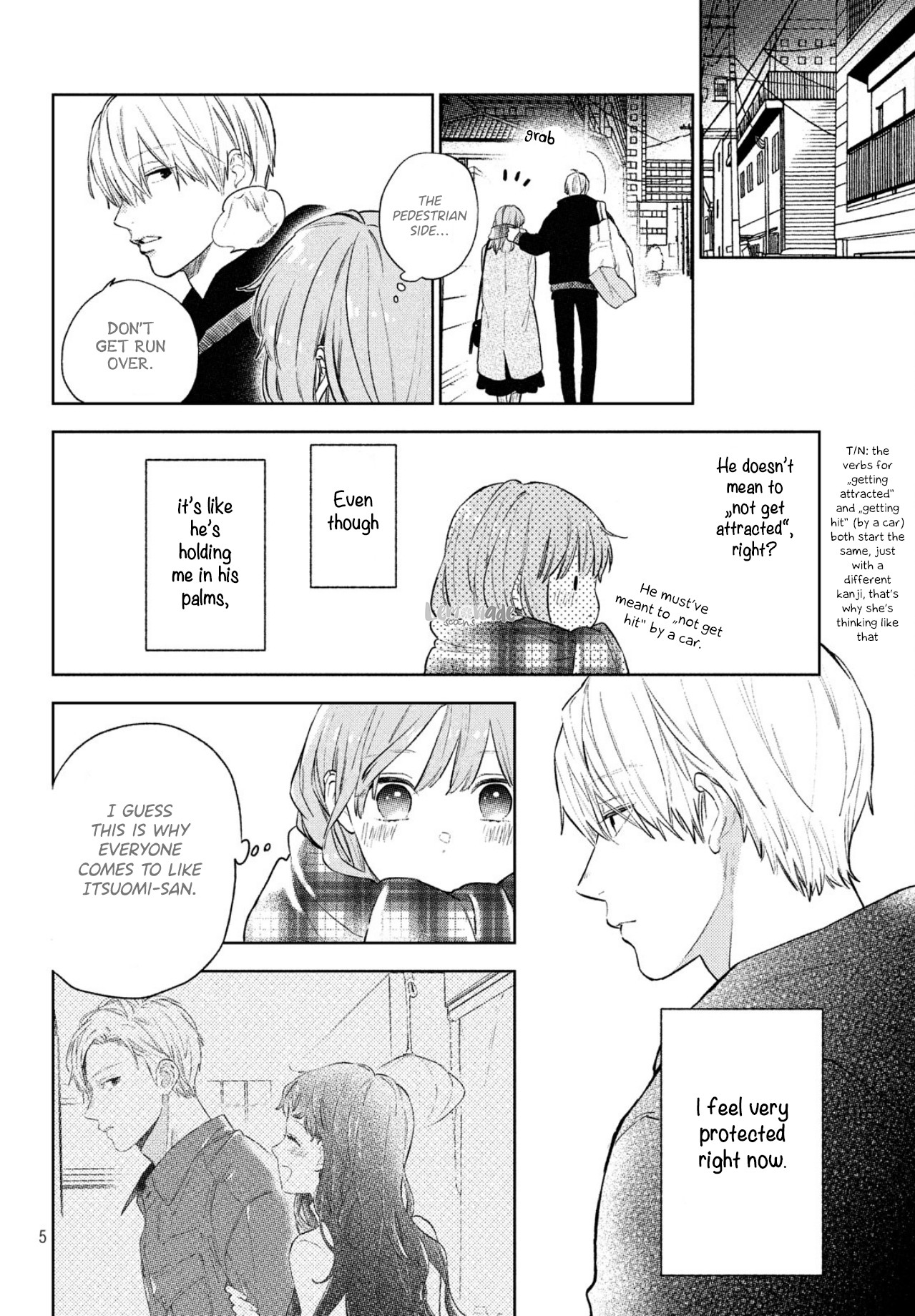 Yubisaki to Renren Chapter 5 page 7 - Chapter 5: Someone is thinking of someone