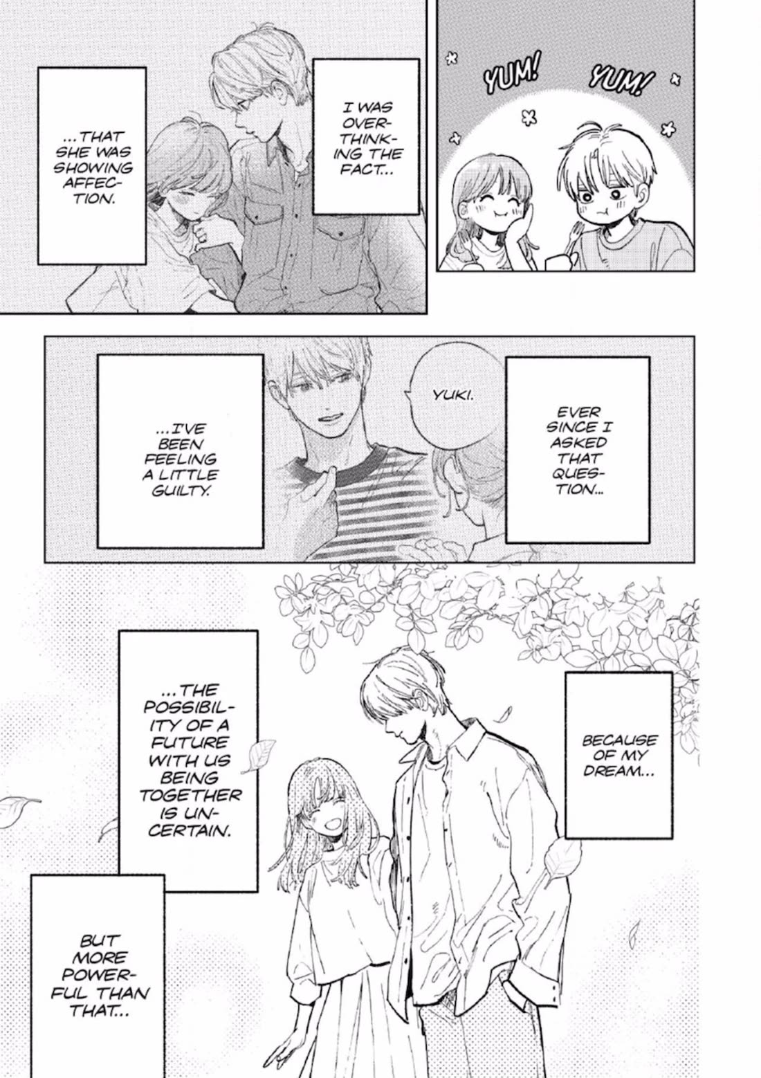 Yubisaki to Renren Chapter 51 page 11 - Chapter 51: Sing.51 September 1