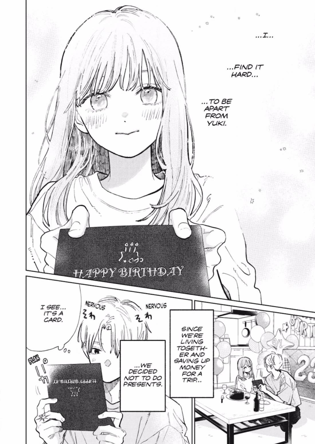 Yubisaki to Renren Chapter 51 page 12 - Chapter 51: Sing.51 September 1