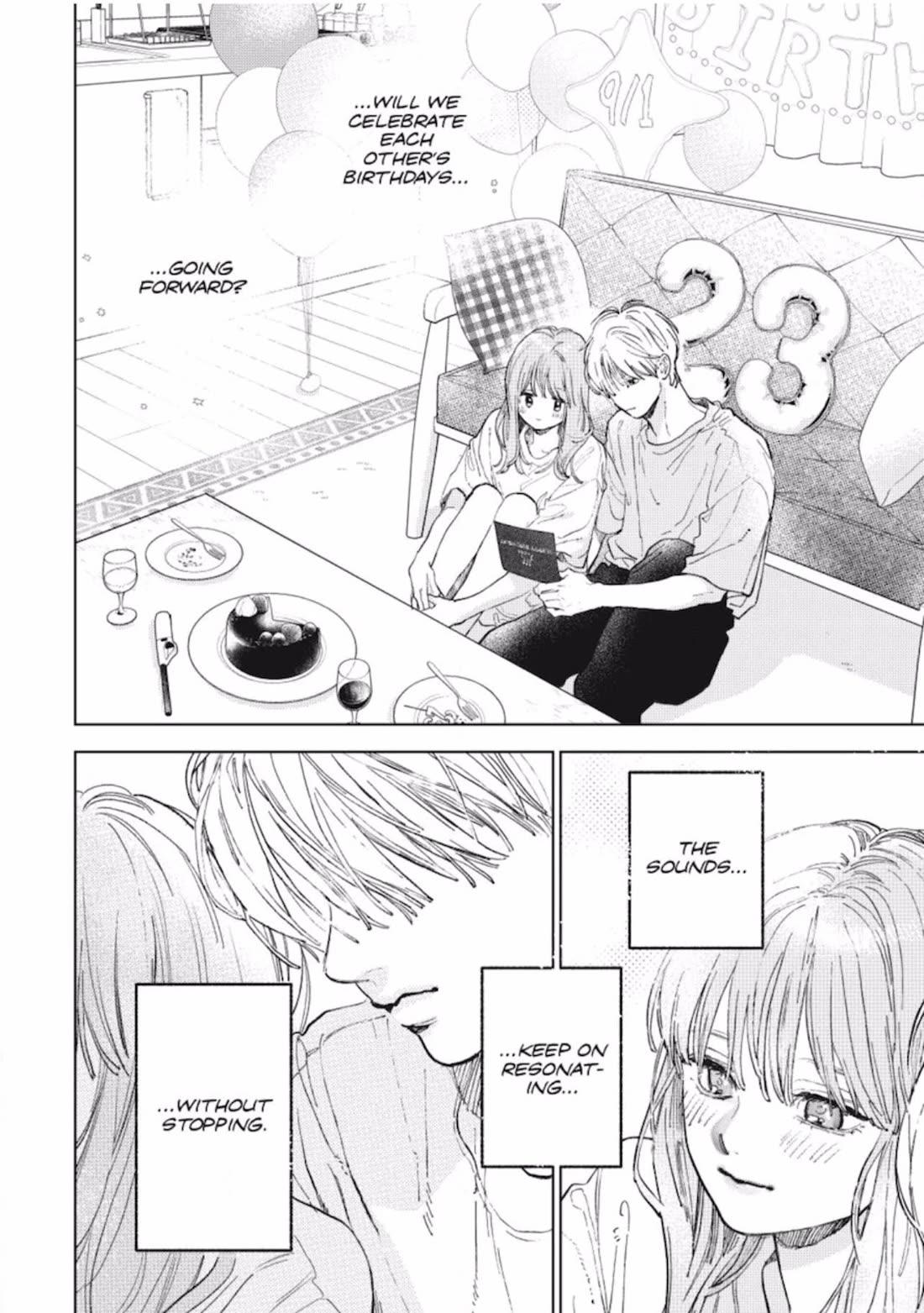 Yubisaki to Renren Chapter 51 page 14 - Chapter 51: Sing.51 September 1