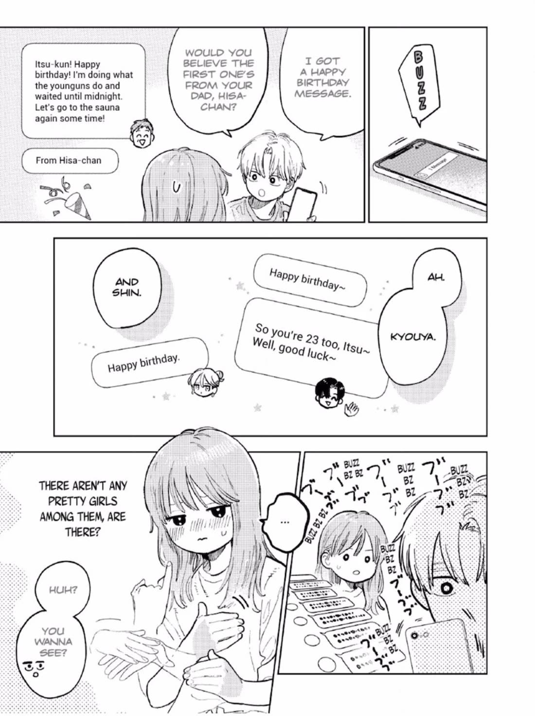 Yubisaki to Renren Chapter 51 page 15 - Chapter 51: Sing.51 September 1