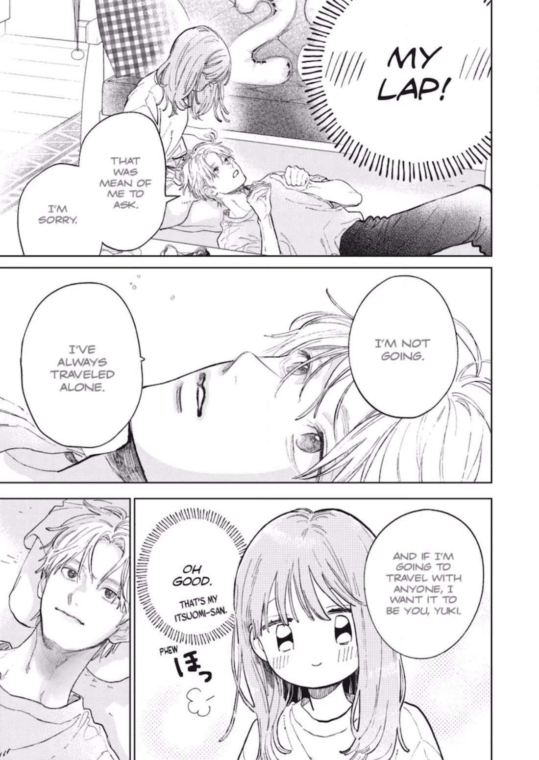 Yubisaki to Renren Chapter 51 page 19 - Chapter 51: Sing.51 September 1