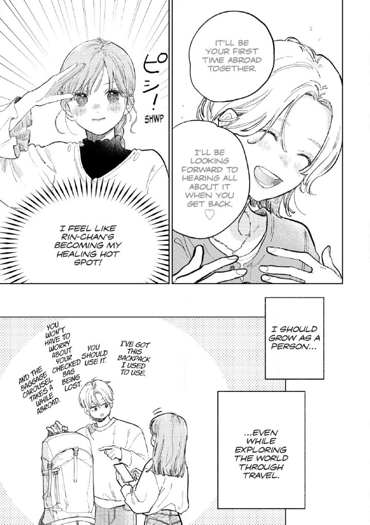 Yubisaki to Renren Chapter 53 page 11 - Chapter 53: Sing.53 Before Leaving the Country