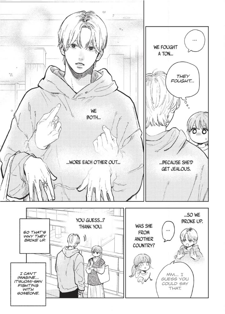 Yubisaki to Renren Chapter 53 page 17 - Chapter 53: Sing.53 Before Leaving the Country