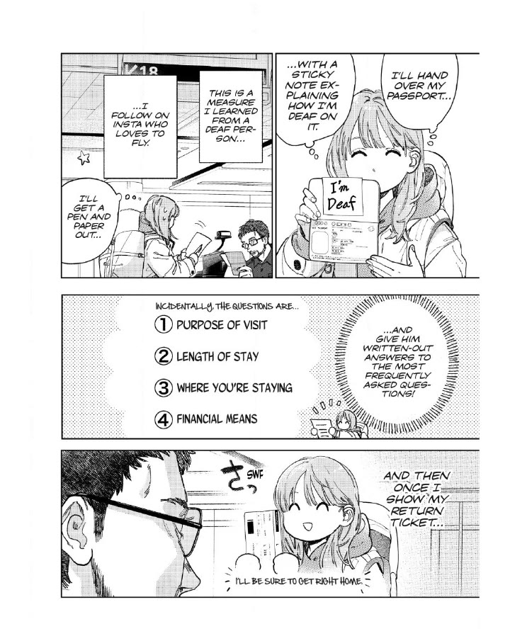 Yubisaki to Renren Chapter 54 page 10 - Chapter 54: Sing.54: Have a Nice Trip