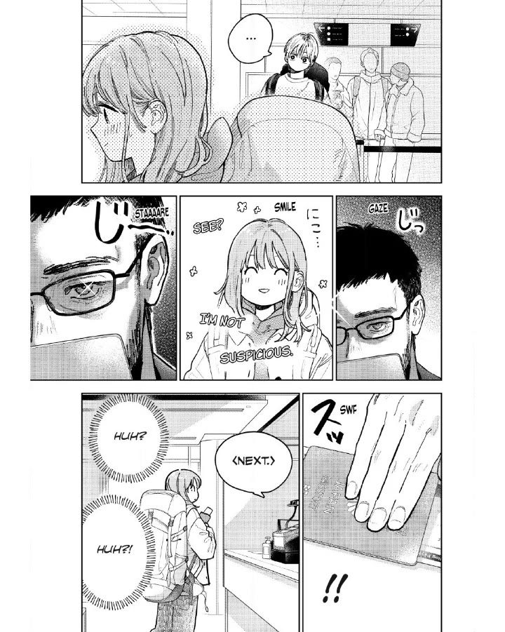 Yubisaki to Renren Chapter 54 page 11 - Chapter 54: Sing.54: Have a Nice Trip