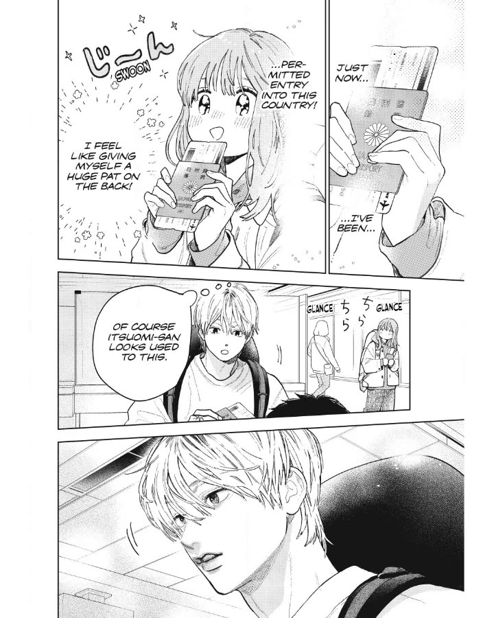 Yubisaki to Renren Chapter 54 page 12 - Chapter 54: Sing.54: Have a Nice Trip