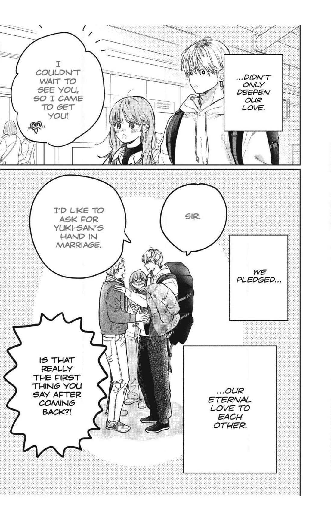 Yubisaki to Renren Chapter 56 page 37 - Chapter 56