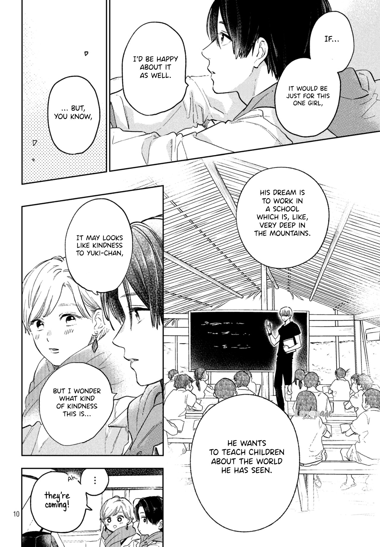 Yubisaki to Renren Chapter 6 page 12 - Chapter 6: Voice and wavelength