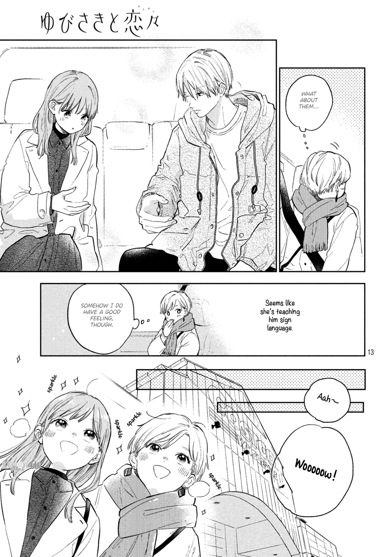 Yubisaki to Renren Chapter 6 page 15 - Chapter 6: Voice and wavelength