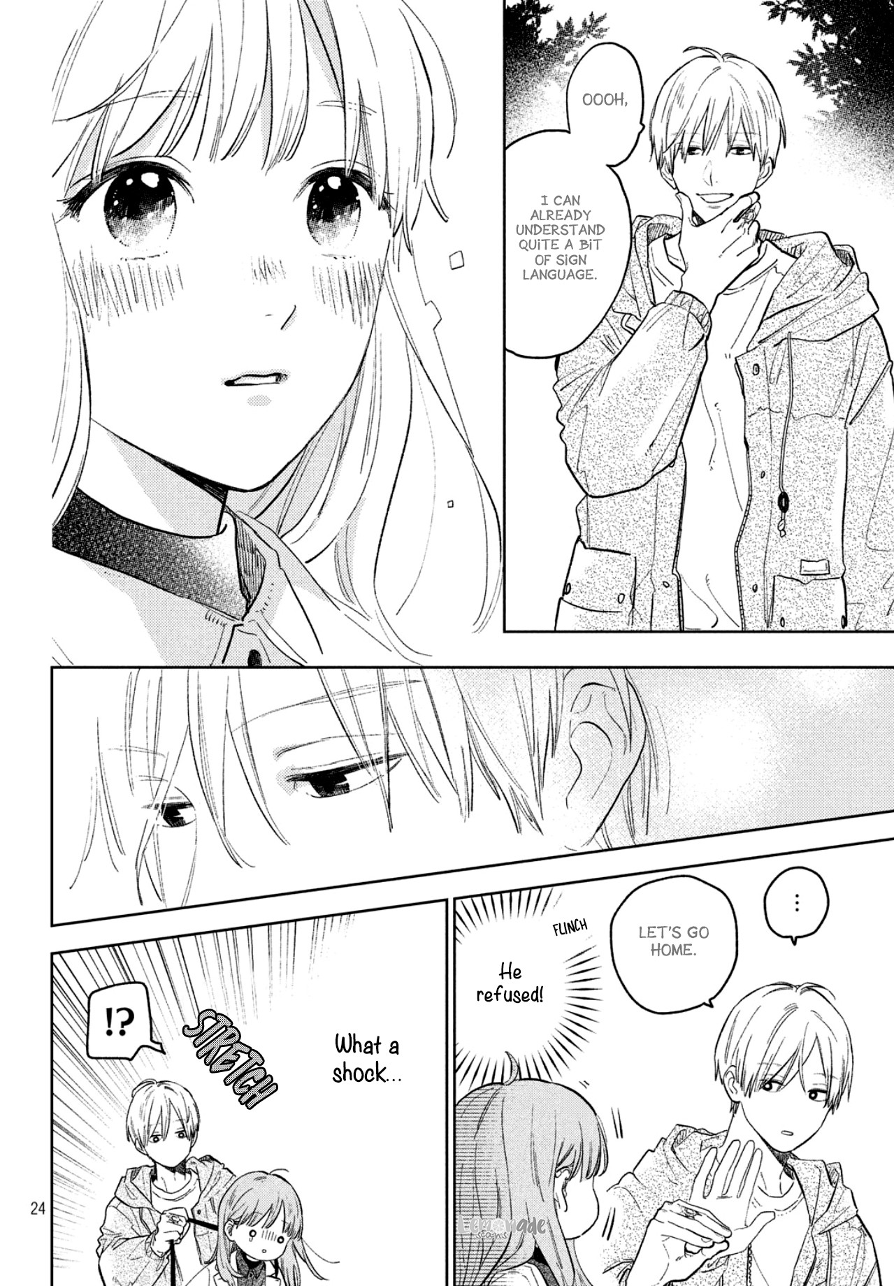 Yubisaki to Renren Chapter 6 page 26 - Chapter 6: Voice and wavelength