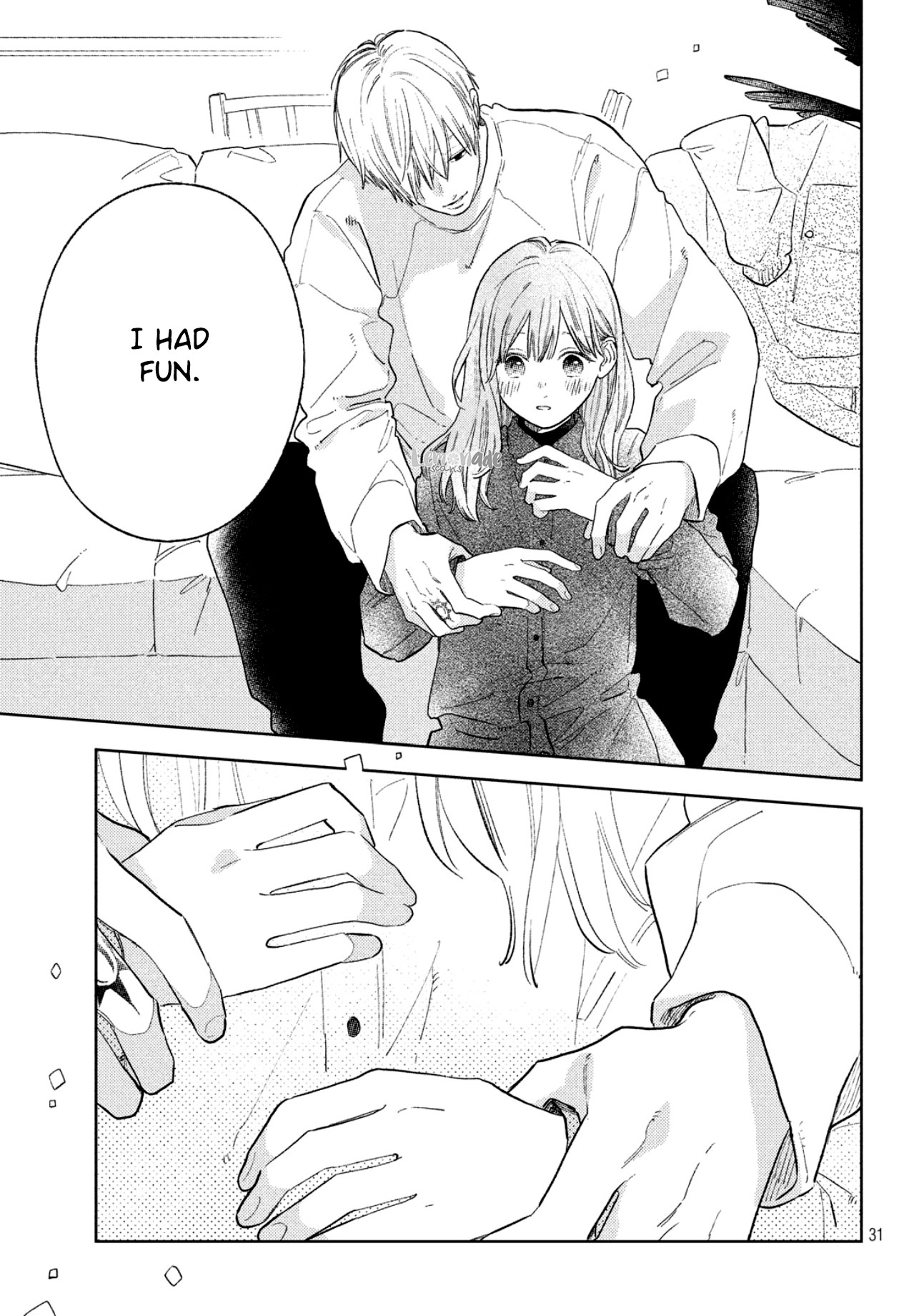 Yubisaki to Renren Chapter 6 page 33 - Chapter 6: Voice and wavelength