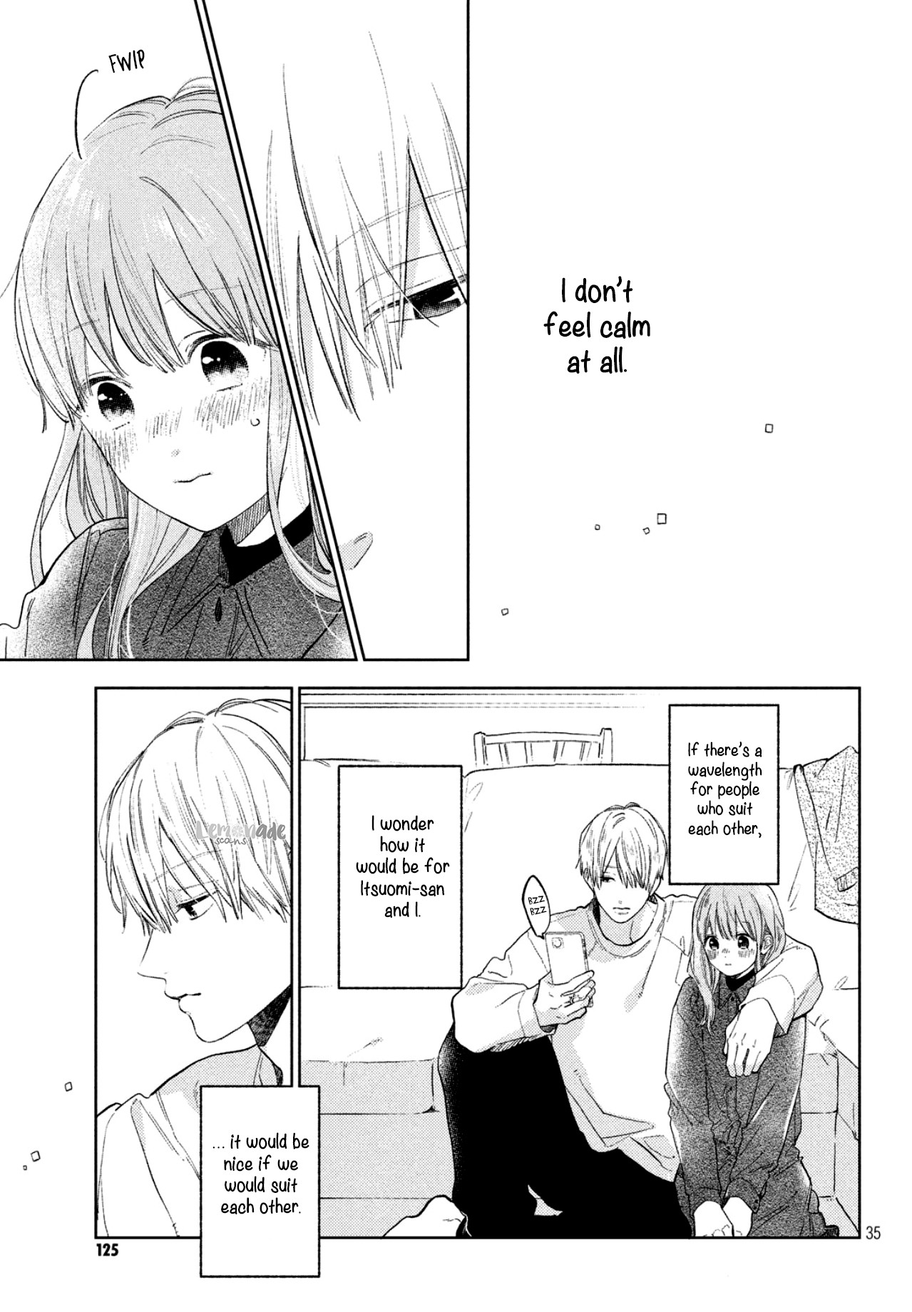 Yubisaki to Renren Chapter 6 page 37 - Chapter 6: Voice and wavelength