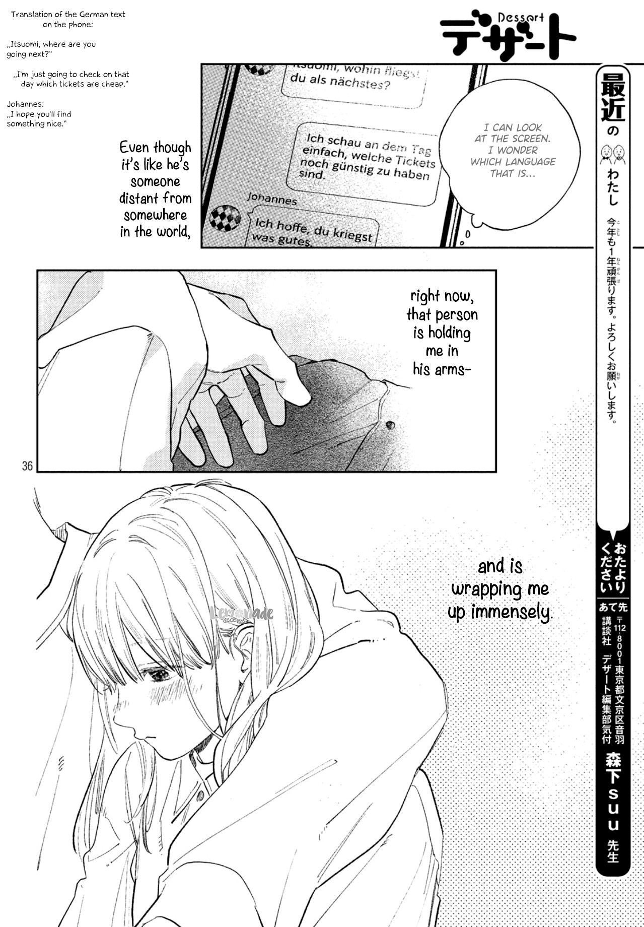 Yubisaki to Renren Chapter 6 page 38 - Chapter 6: Voice and wavelength