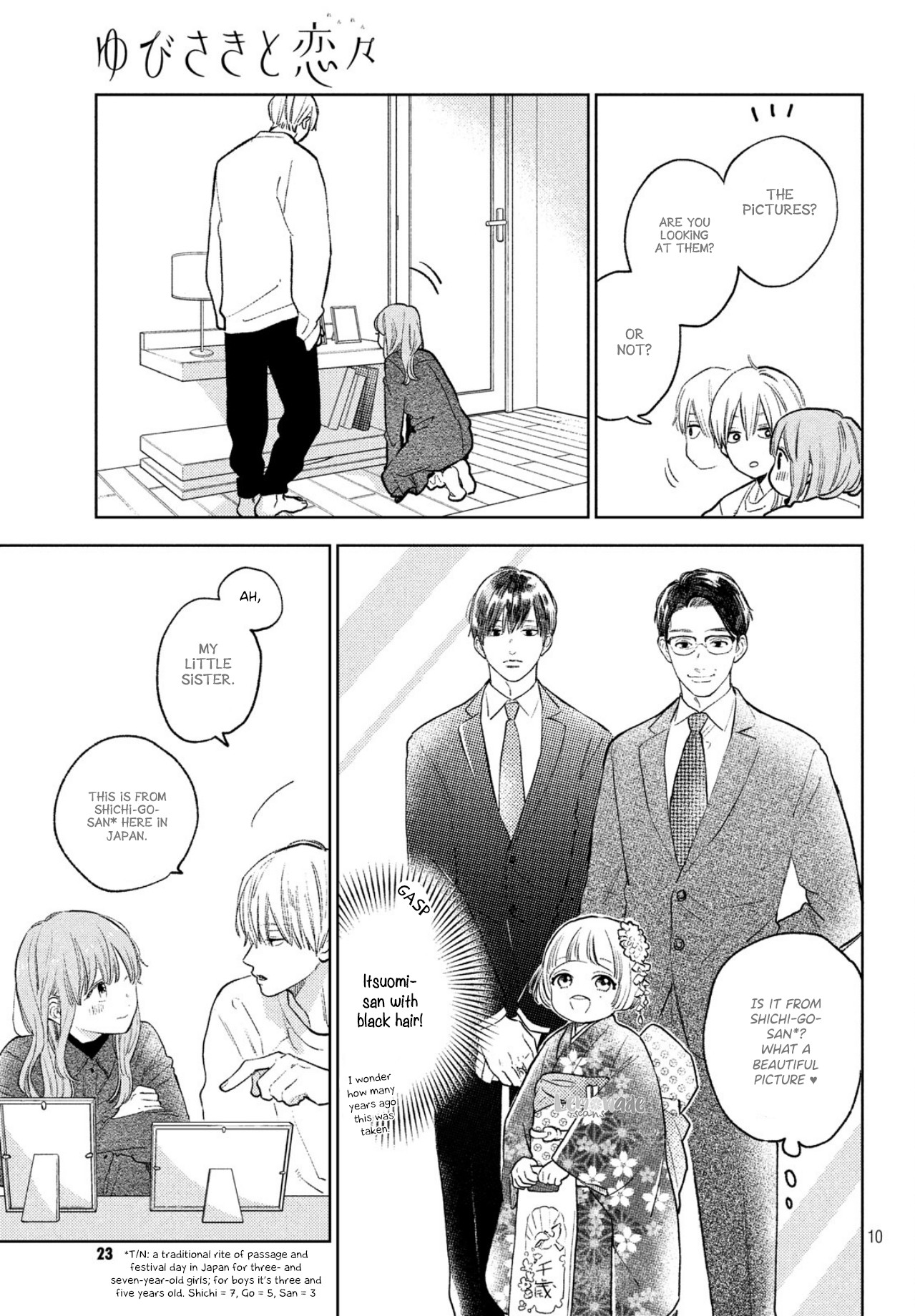 Yubisaki to Renren Chapter 7 page 10 - Chapter 7: I want to show you and I want you to see