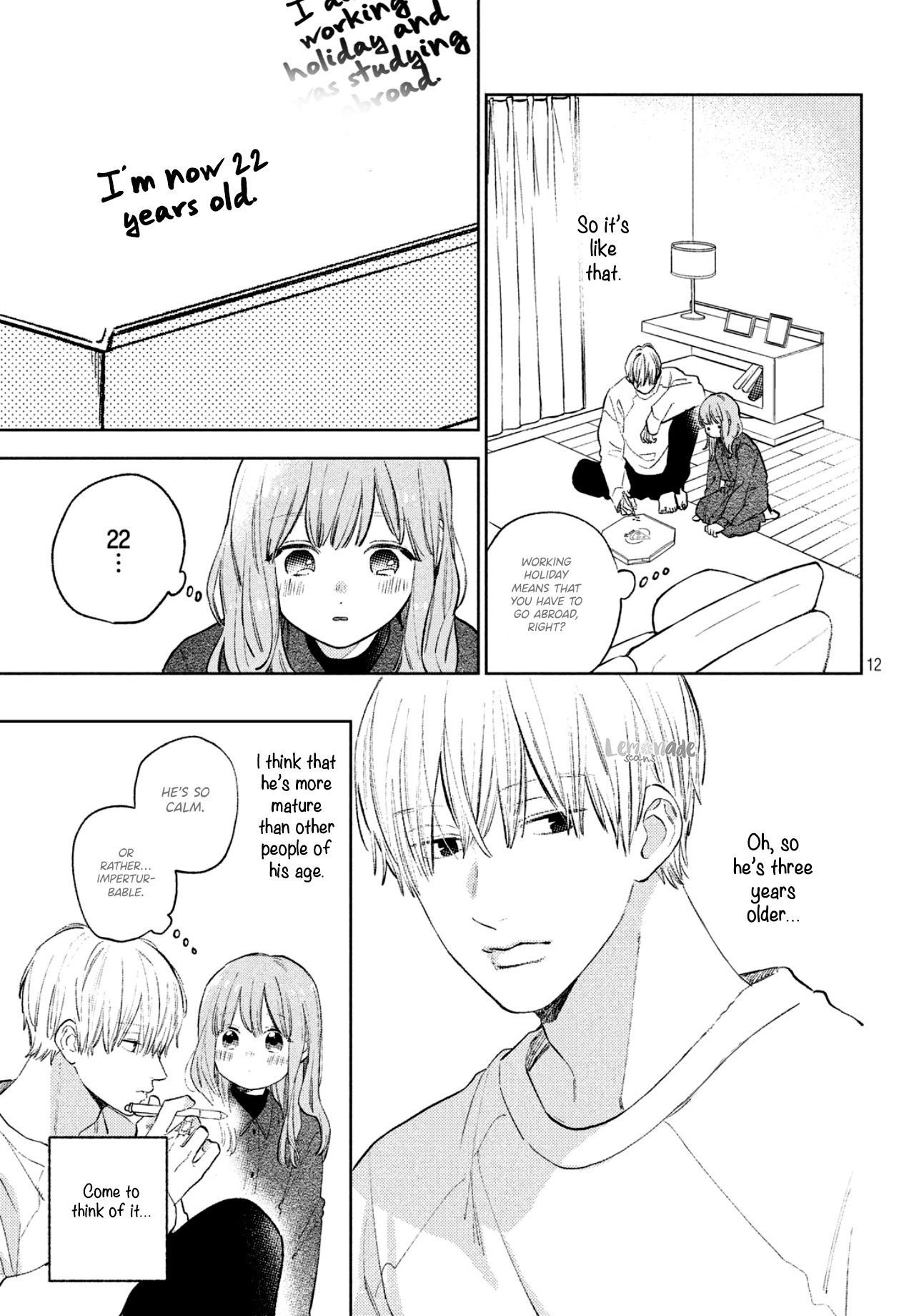 Yubisaki to Renren Chapter 7 page 12 - Chapter 7: I want to show you and I want you to see