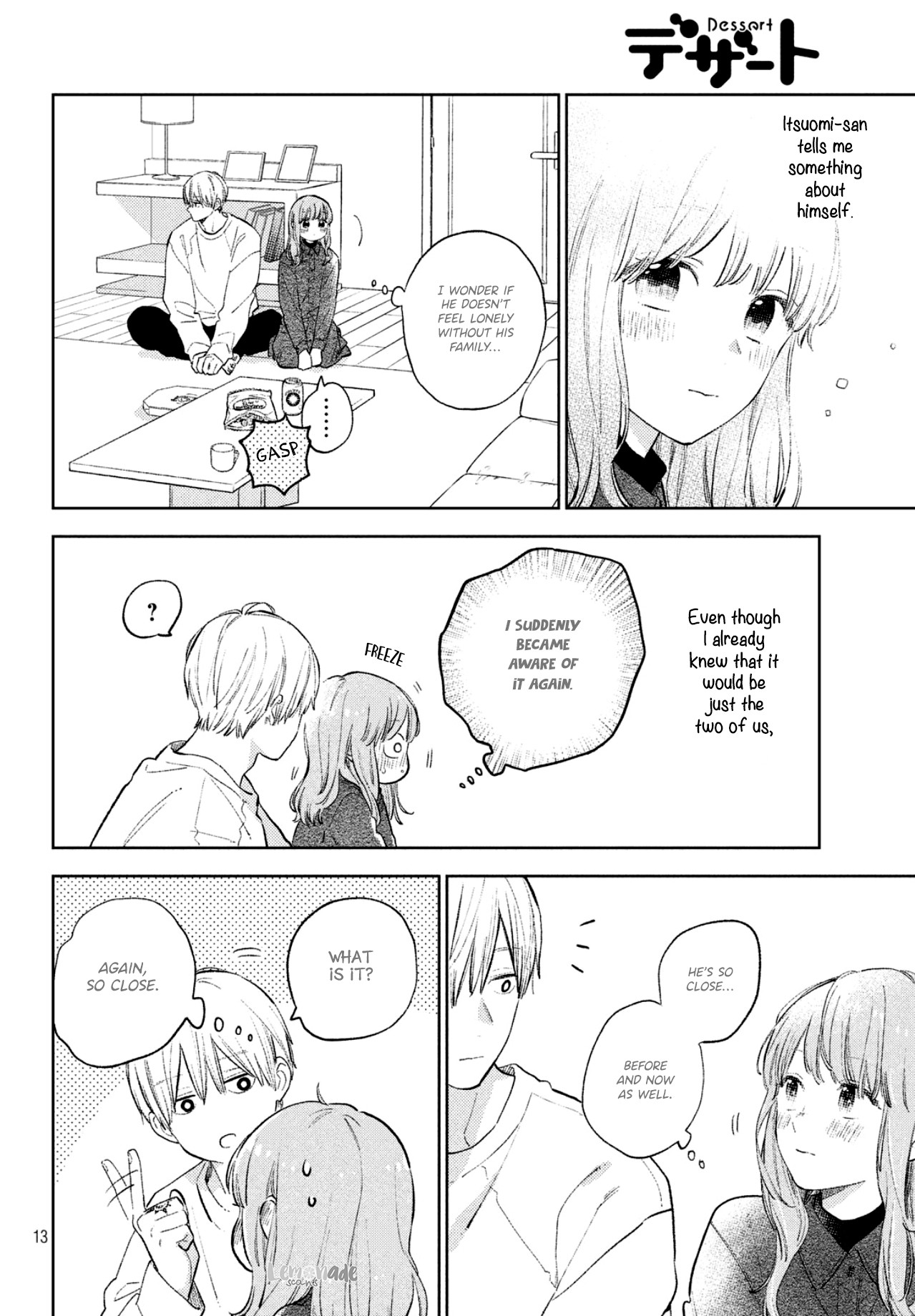 Yubisaki to Renren Chapter 7 page 13 - Chapter 7: I want to show you and I want you to see