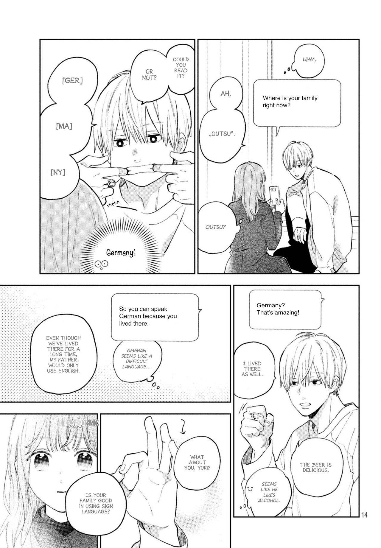 Yubisaki to Renren Chapter 7 page 14 - Chapter 7: I want to show you and I want you to see