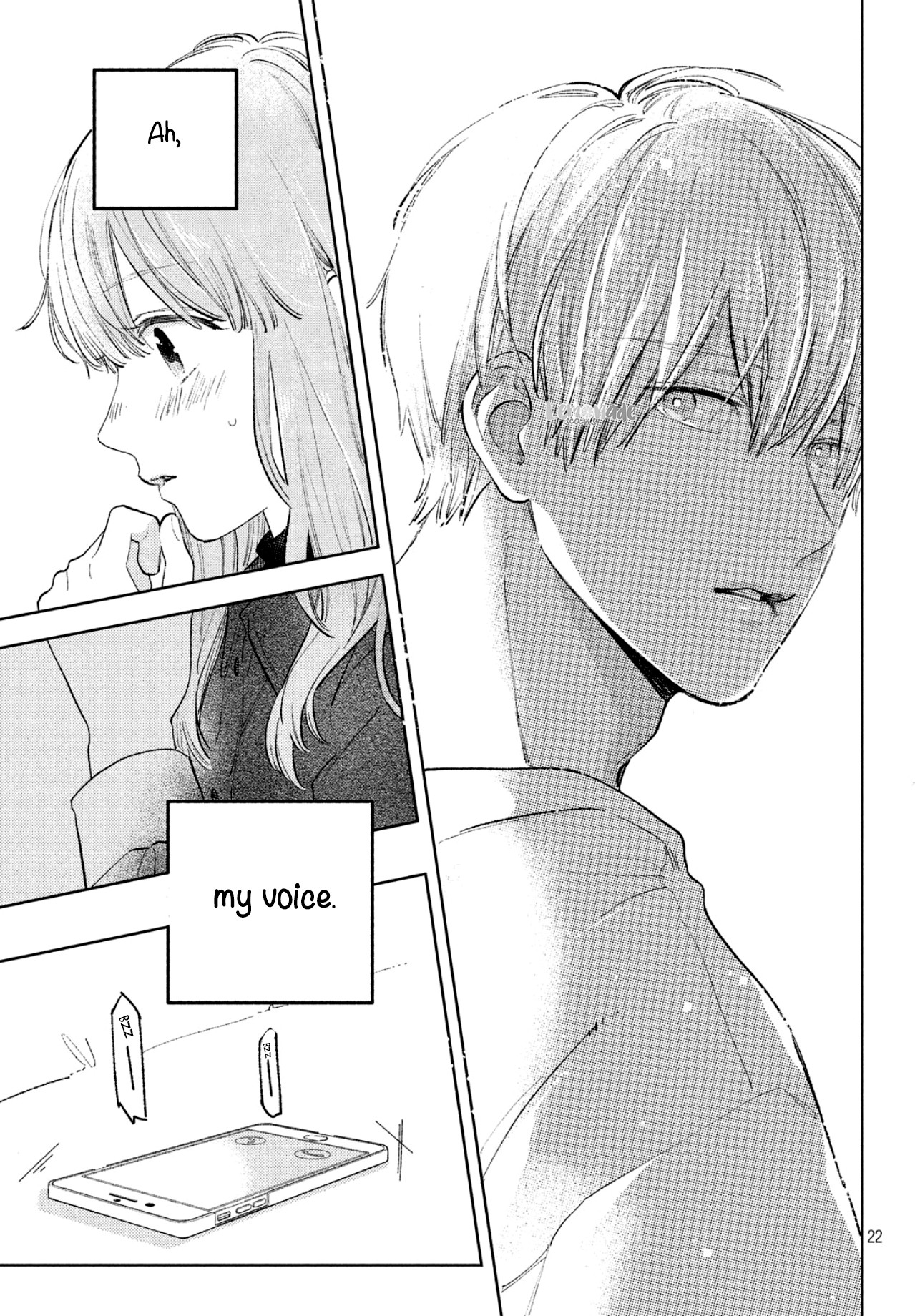 Yubisaki to Renren Chapter 7 page 22 - Chapter 7: I want to show you and I want you to see