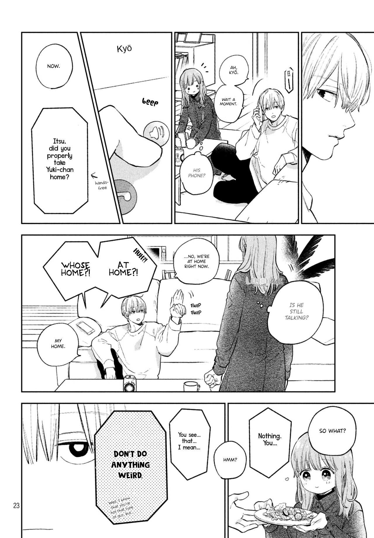 Yubisaki to Renren Chapter 7 page 23 - Chapter 7: I want to show you and I want you to see