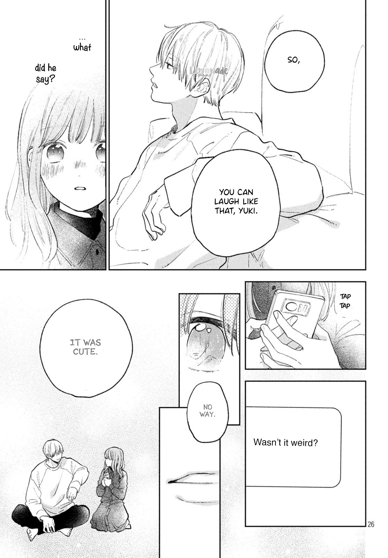 Yubisaki to Renren Chapter 7 page 26 - Chapter 7: I want to show you and I want you to see