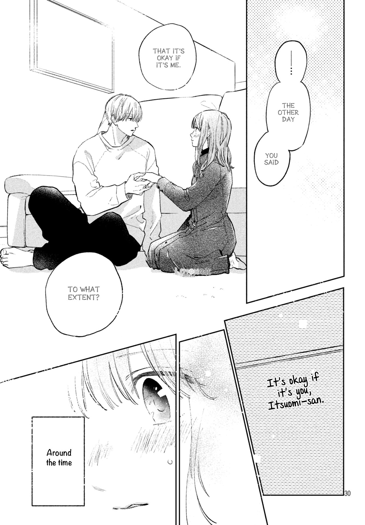 Yubisaki to Renren Chapter 7 page 30 - Chapter 7: I want to show you and I want you to see