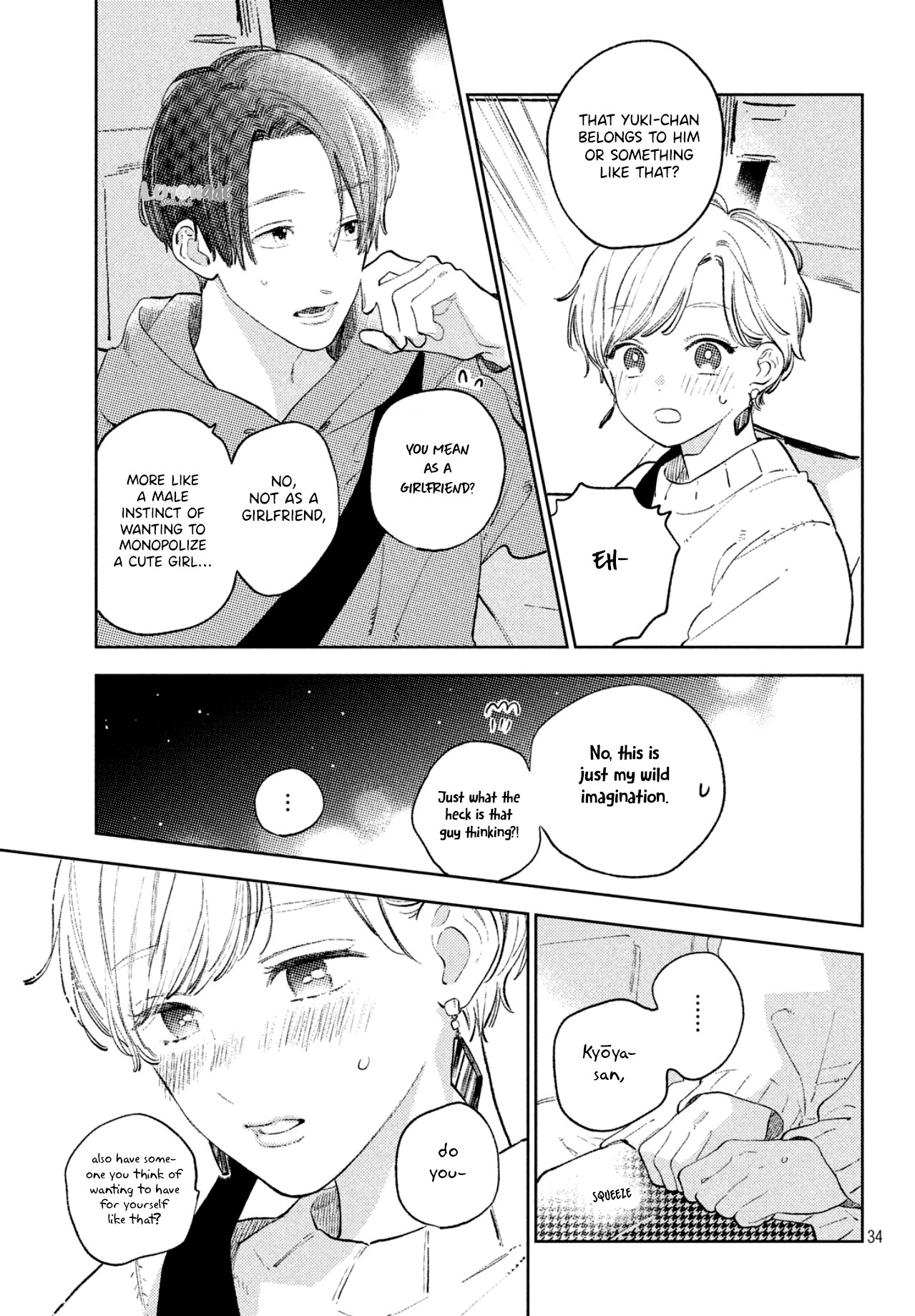 Yubisaki to Renren Chapter 7 page 34 - Chapter 7: I want to show you and I want you to see