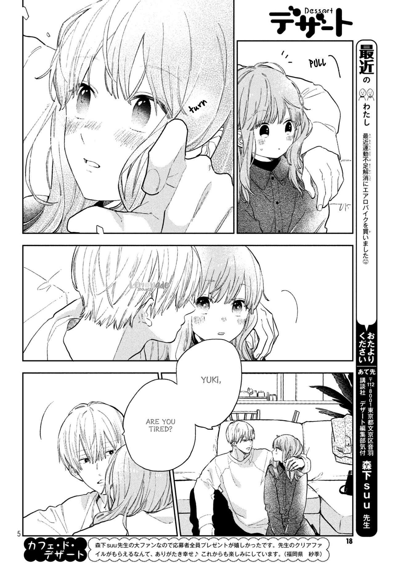Yubisaki to Renren Chapter 7 page 5 - Chapter 7: I want to show you and I want you to see