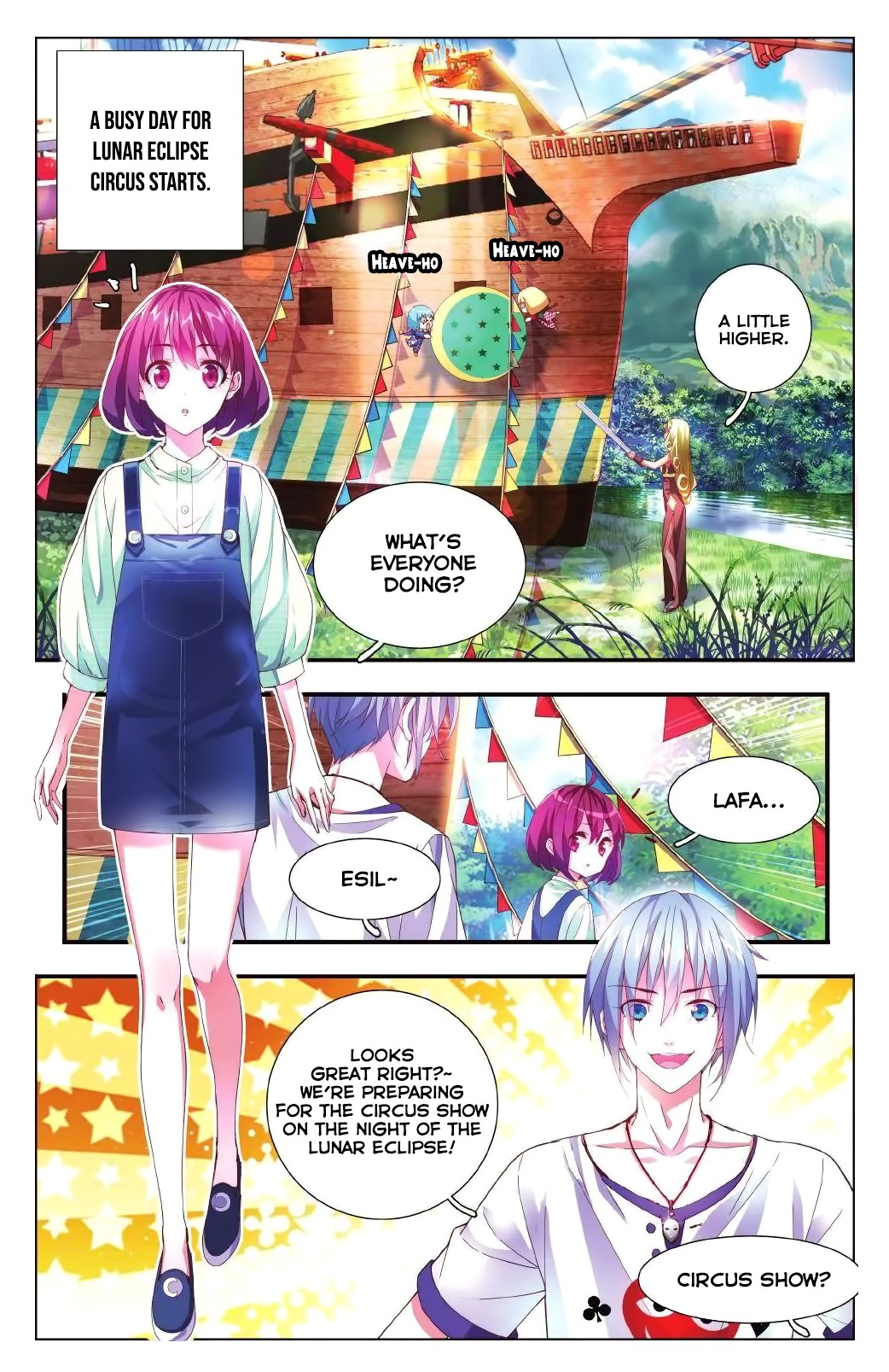 Yue Shi Chapter 18 page 3 - Chapter 18: Welcome to Lunar Eclipse Circus!