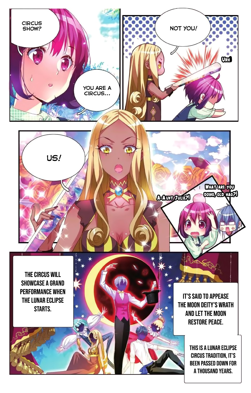 Yue Shi Chapter 18 page 4 - Chapter 18: Welcome to Lunar Eclipse Circus!