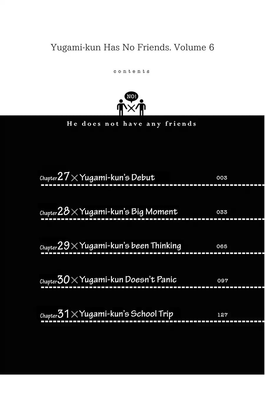 Yugami-kun ni wa Tomodachi ga Inai Chapter 27 page 4 - Chapter 27