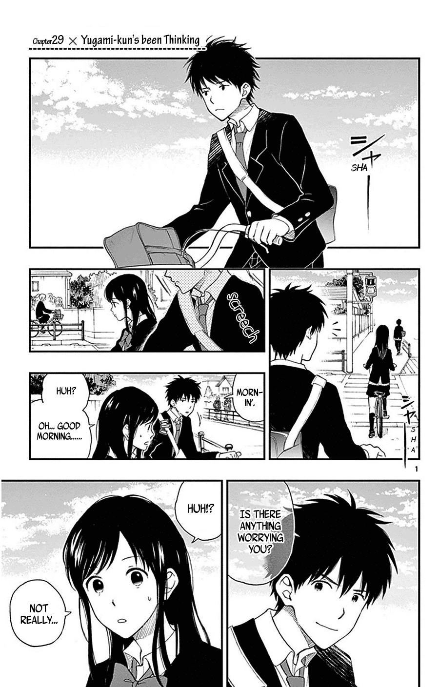 Yugami-kun ni wa Tomodachi ga Inai Chapter 29 page 2 - Chapter 29: Yugami-kun's been Thinking