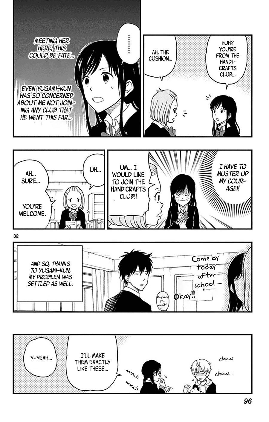Yugami-kun ni wa Tomodachi ga Inai Chapter 29 page 33 - Chapter 29: Yugami-kun's been Thinking