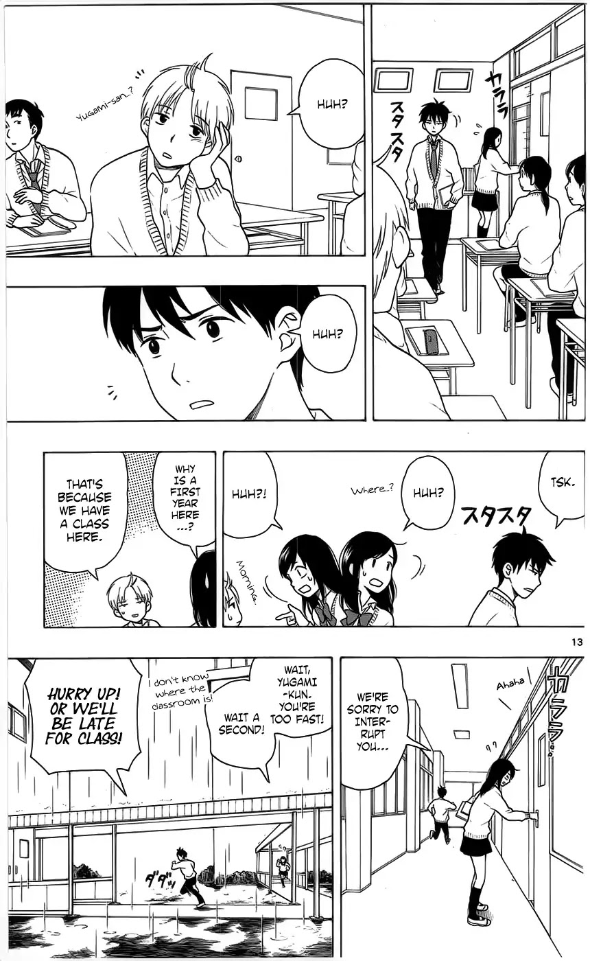 Yugami-kun ni wa Tomodachi ga Inai Chapter 3 page 13 - Chapter 3: Yugami-kun Doesn't Listen