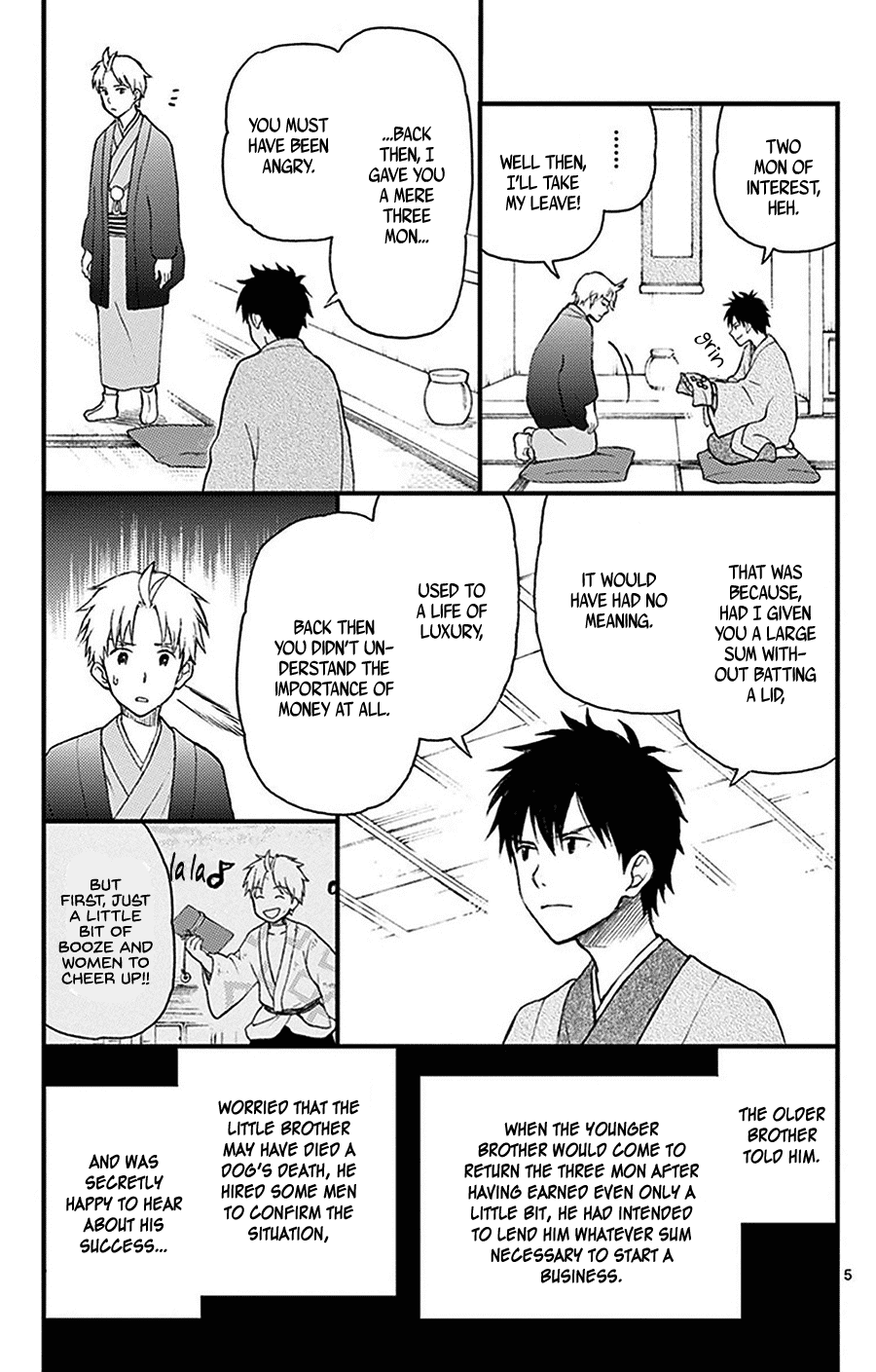 Yugami-kun ni wa Tomodachi ga Inai Chapter 31.5 page 5 - Chapter 31.5: Omake Manga: "Rathole" - Synopsis