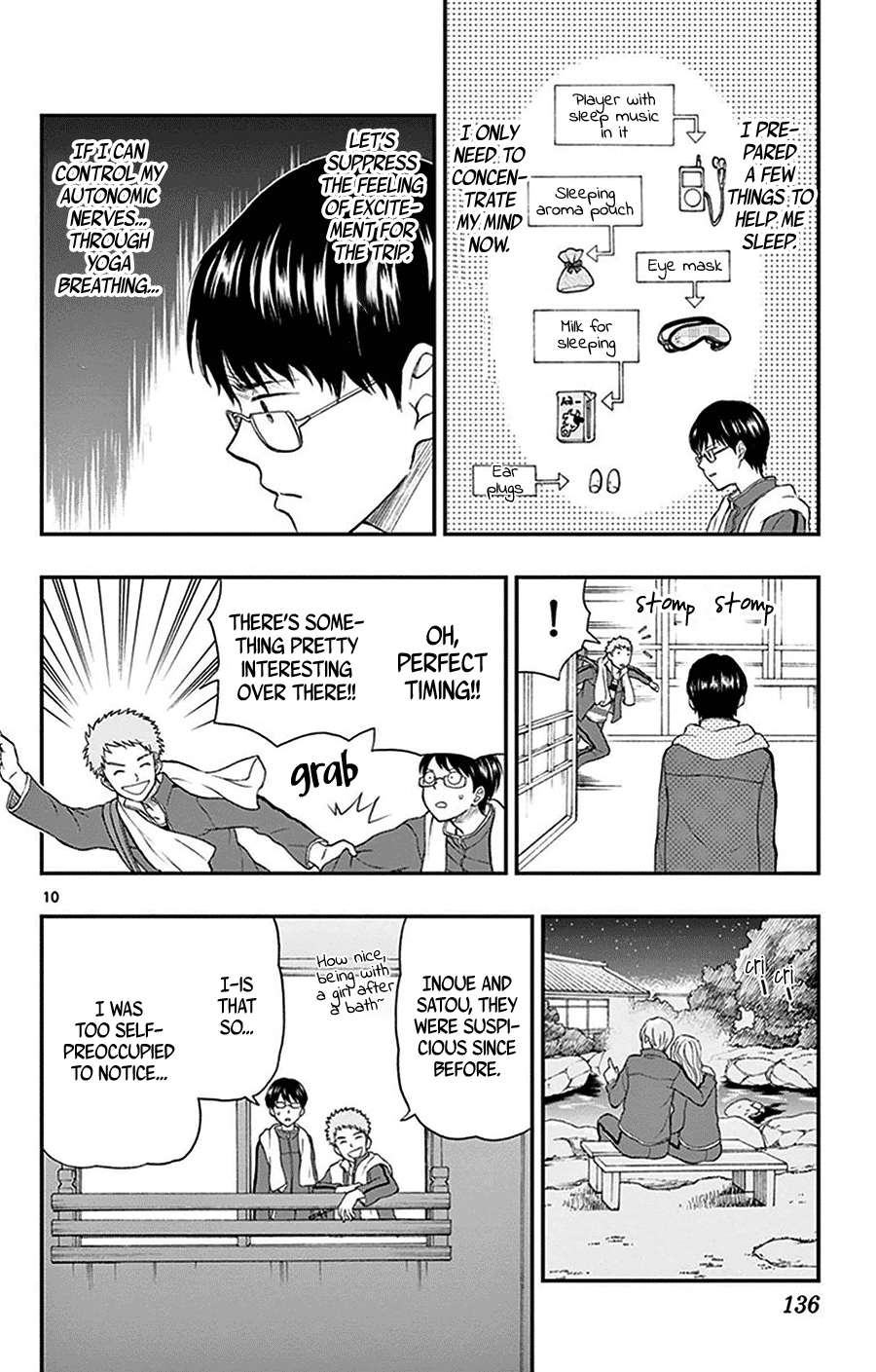 Yugami-kun ni wa Tomodachi ga Inai Chapter 31 page 11 - Chapter 31: Yugami-kun's School Trip