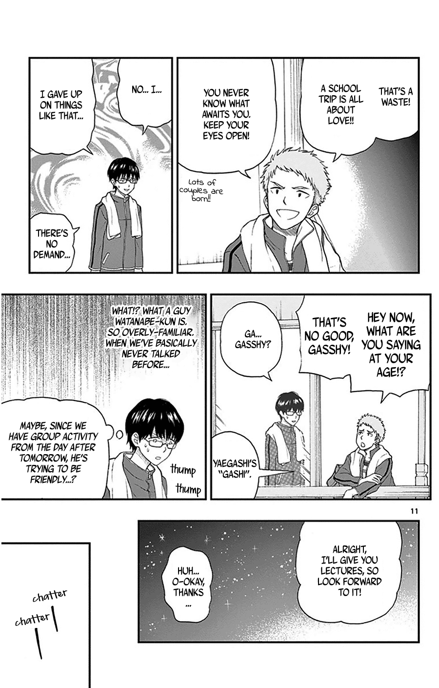 Yugami-kun ni wa Tomodachi ga Inai Chapter 31 page 12 - Chapter 31: Yugami-kun's School Trip