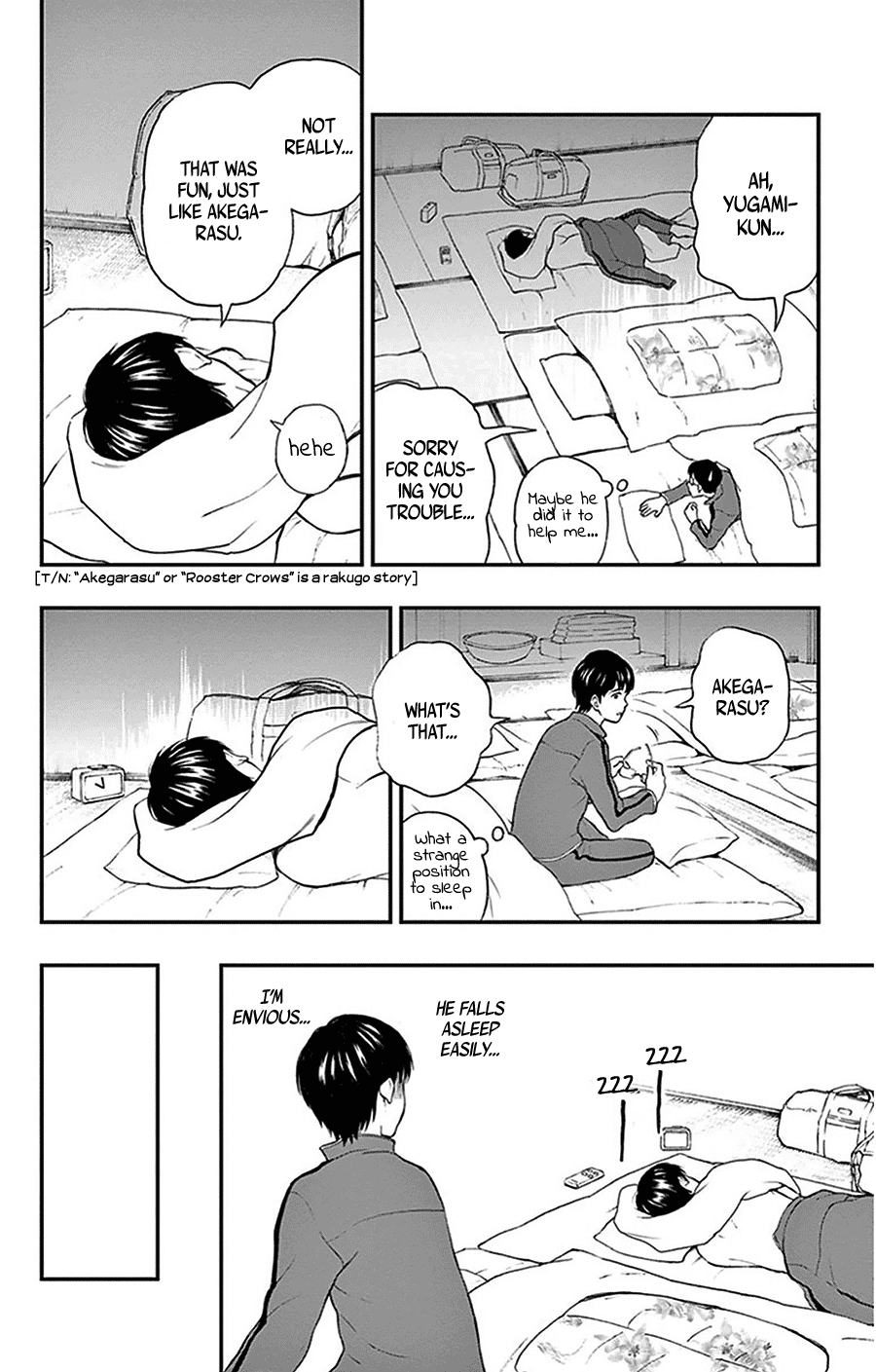 Yugami-kun ni wa Tomodachi ga Inai Chapter 31 page 15 - Chapter 31: Yugami-kun's School Trip