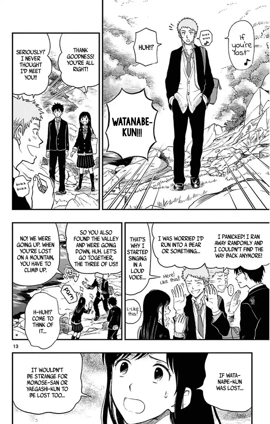 Yugami-kun ni wa Tomodachi ga Inai Chapter 33 page 13 - Chapter 33: Yugami-kun and Watanuki-san and…