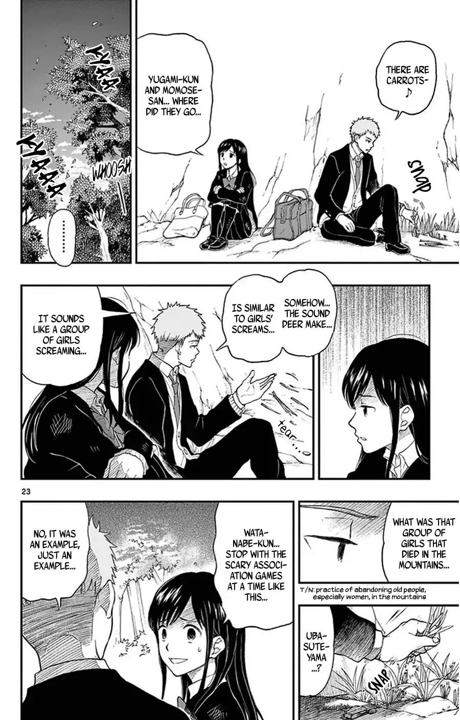 Yugami-kun ni wa Tomodachi ga Inai Chapter 33 page 23 - Chapter 33: Yugami-kun and Watanuki-san and…